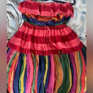 Farm Rio - Strapless Dress - Large